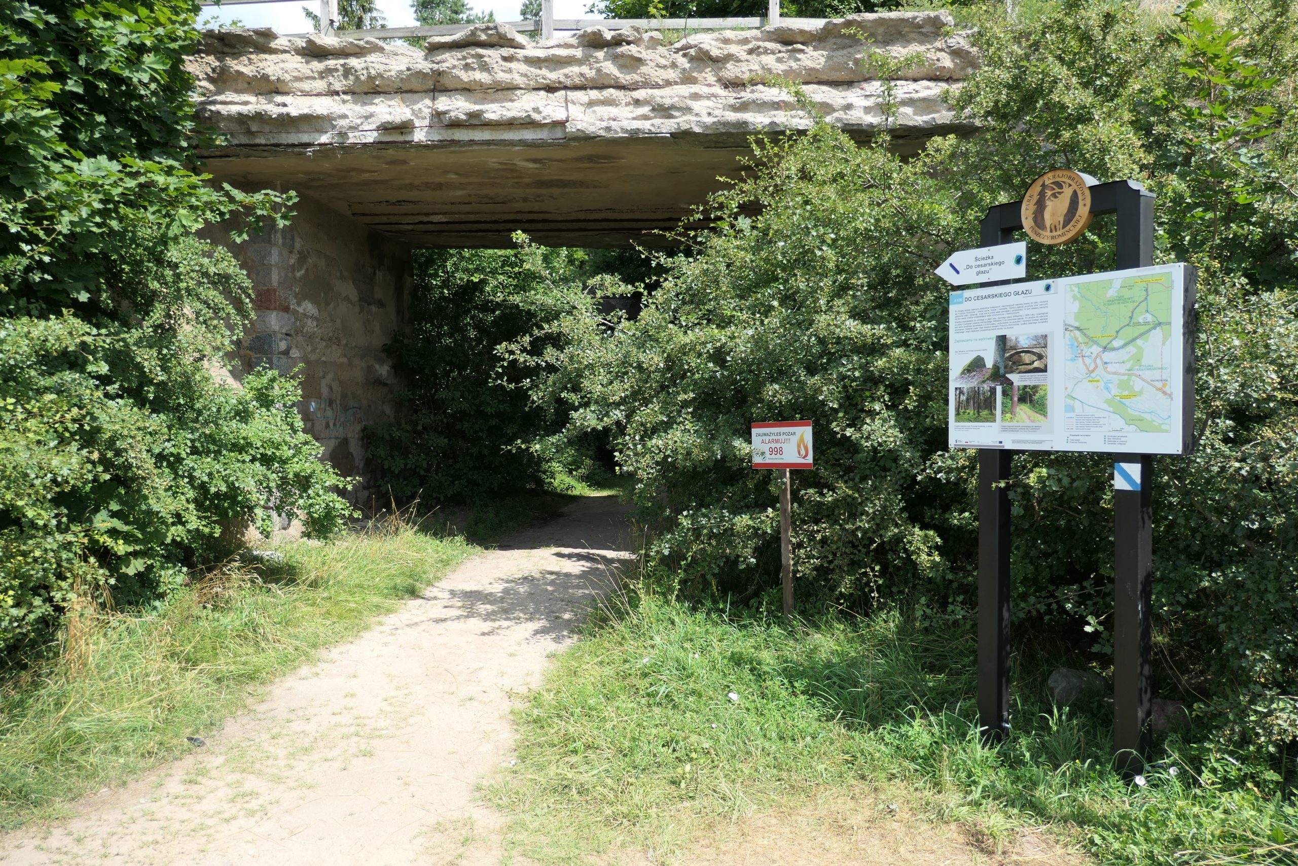„Do cesarskiego głazu” – 4 km