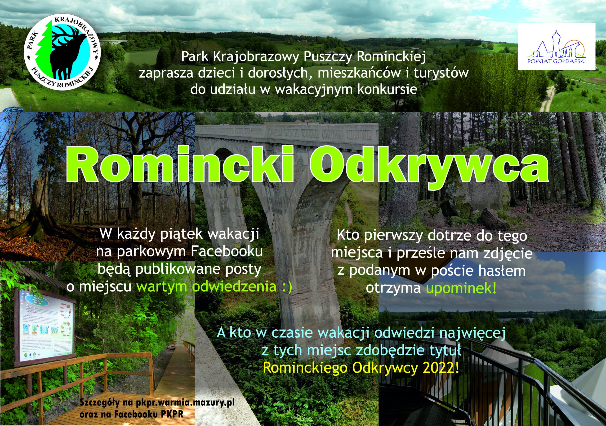 Wakacyjny konkurs krajoznawczy „ROMINCKI ODKRYWCA 2022”