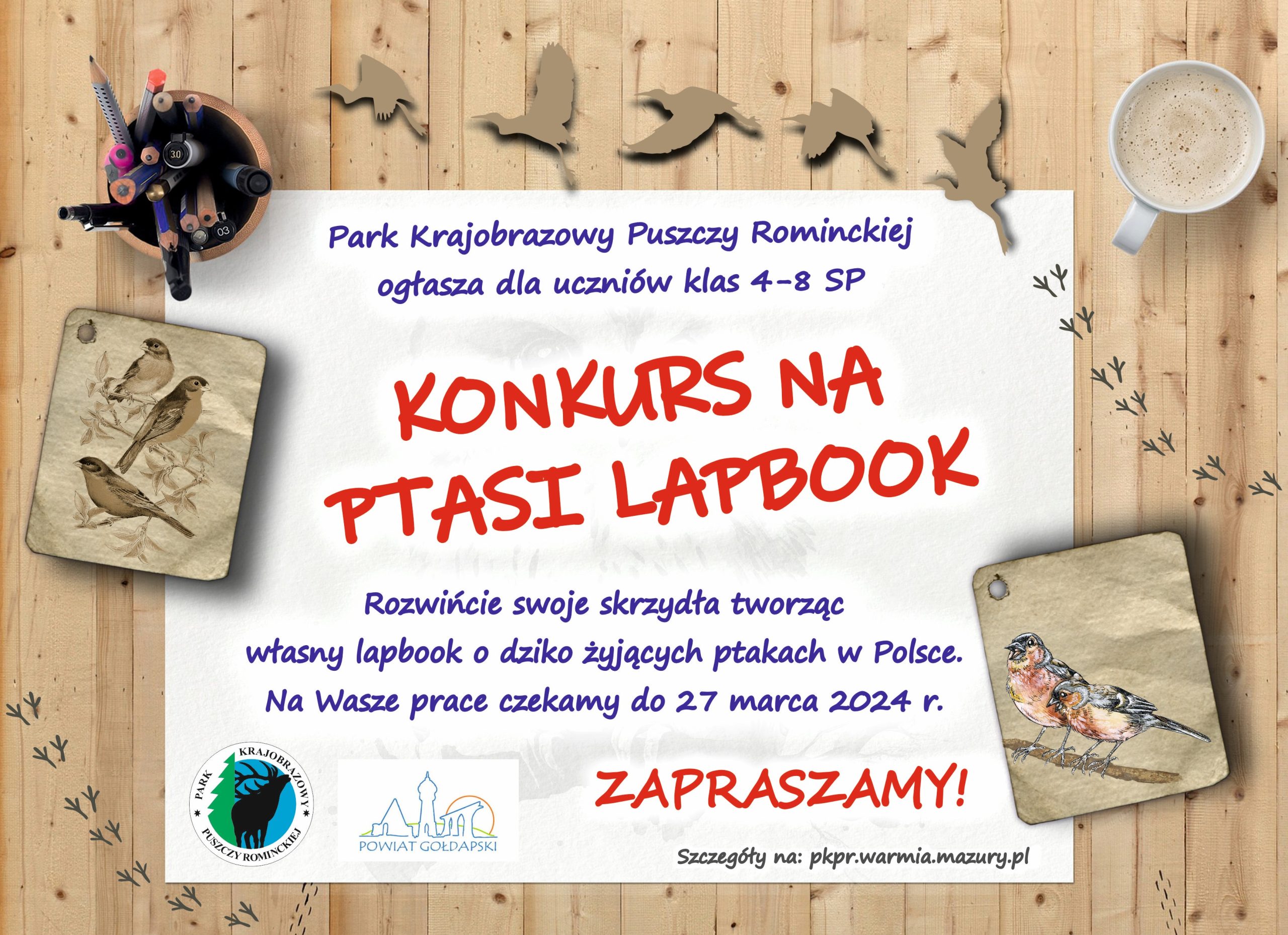 Konkurs na „Ptasi lapbook”