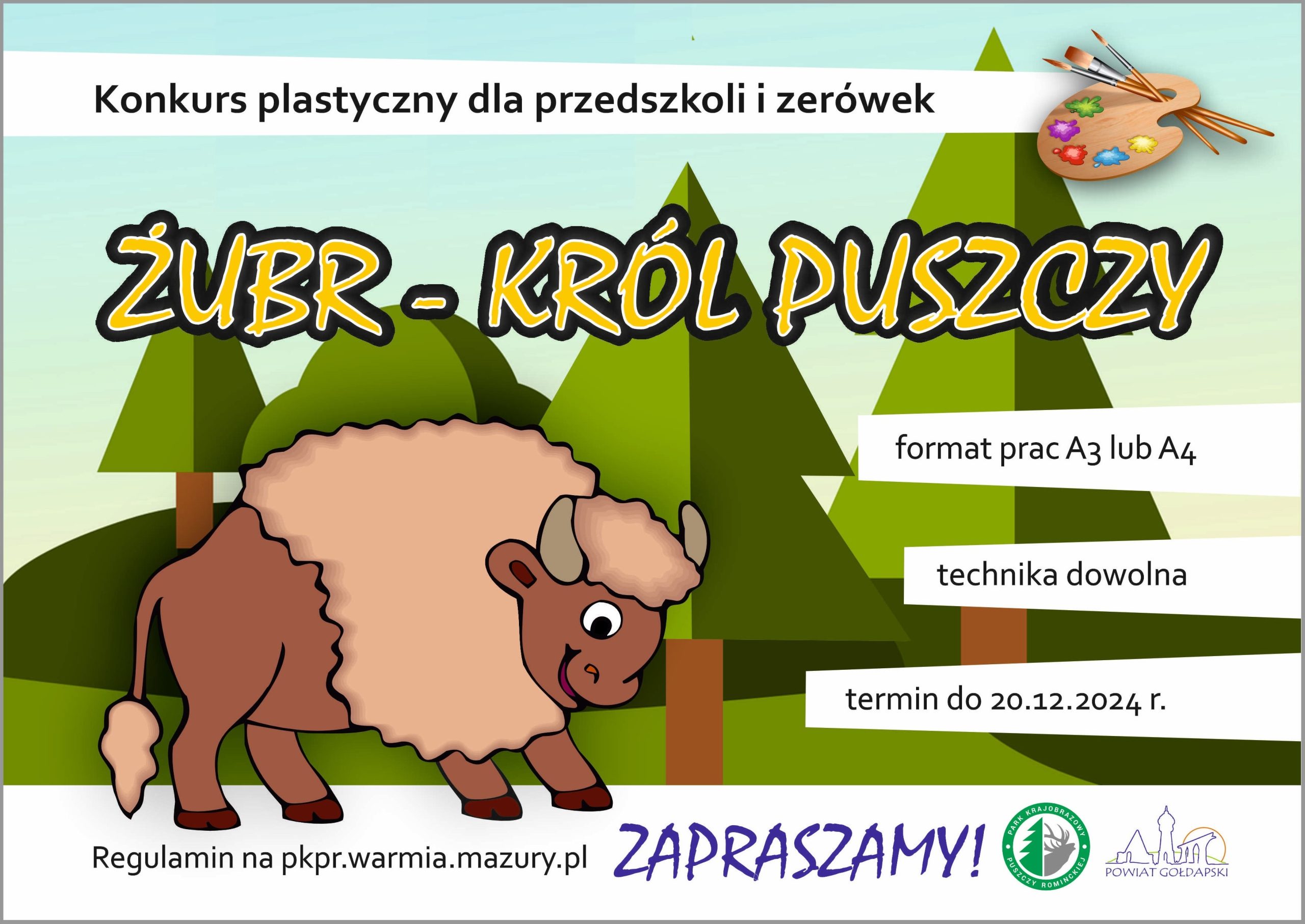 Konkurs dla przedszkoli „Żubr – król puszczy”