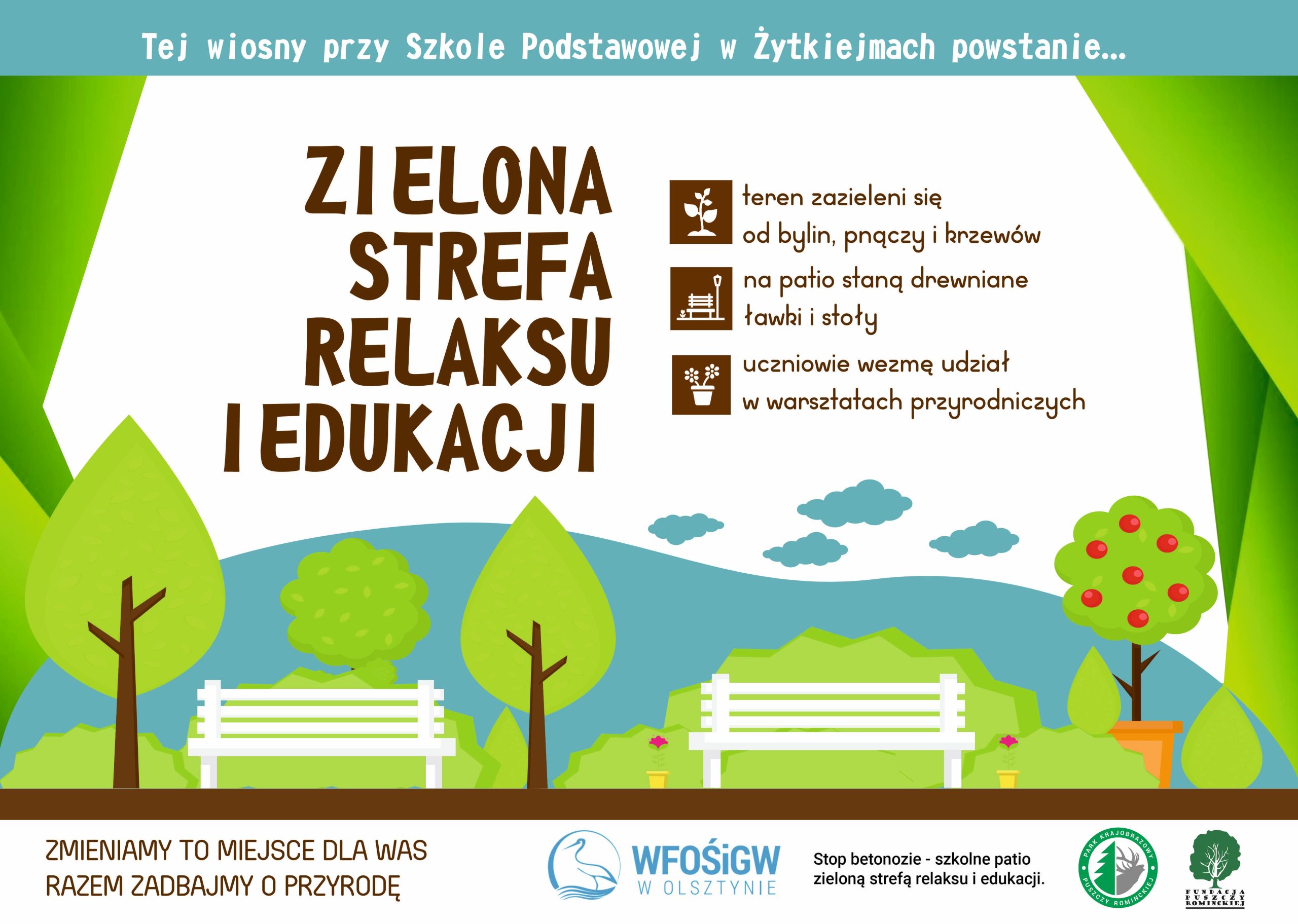 W Żytkiejmach powstała zielona strefa relaksu i edukacji